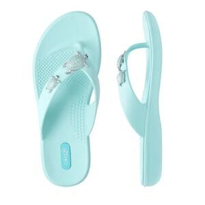 Oka-B Theresa Sea Turtle Charms Flip Flop
Color SIGNATURE BLUE
Size ML 8.5-9.5